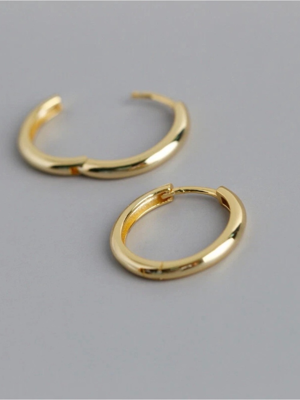 Stainless Steel Gold Hoop Piercing 10 mm